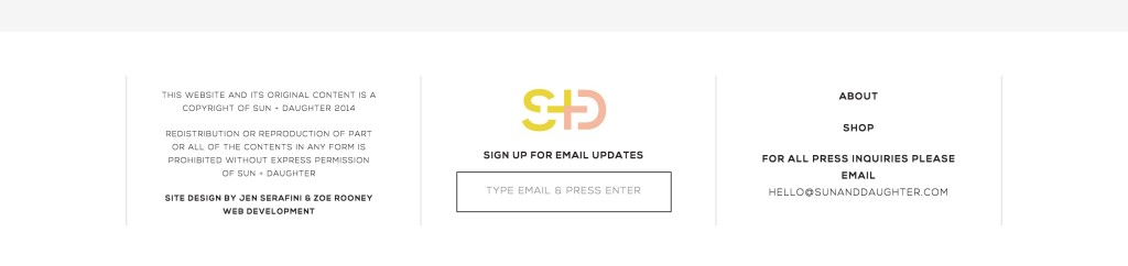 Sun And Daughter Footer