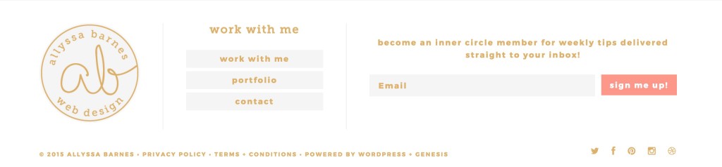 Allyssa Barnes Footer